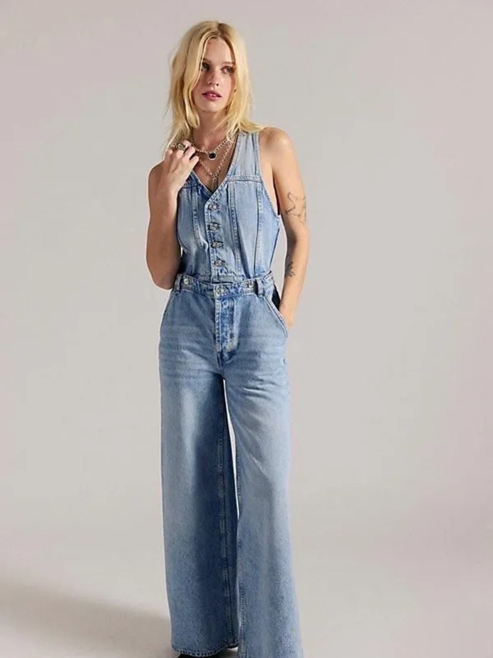 Free People We The Free Better Convertible Jumpsuit - SOLD OUT MSRP $198